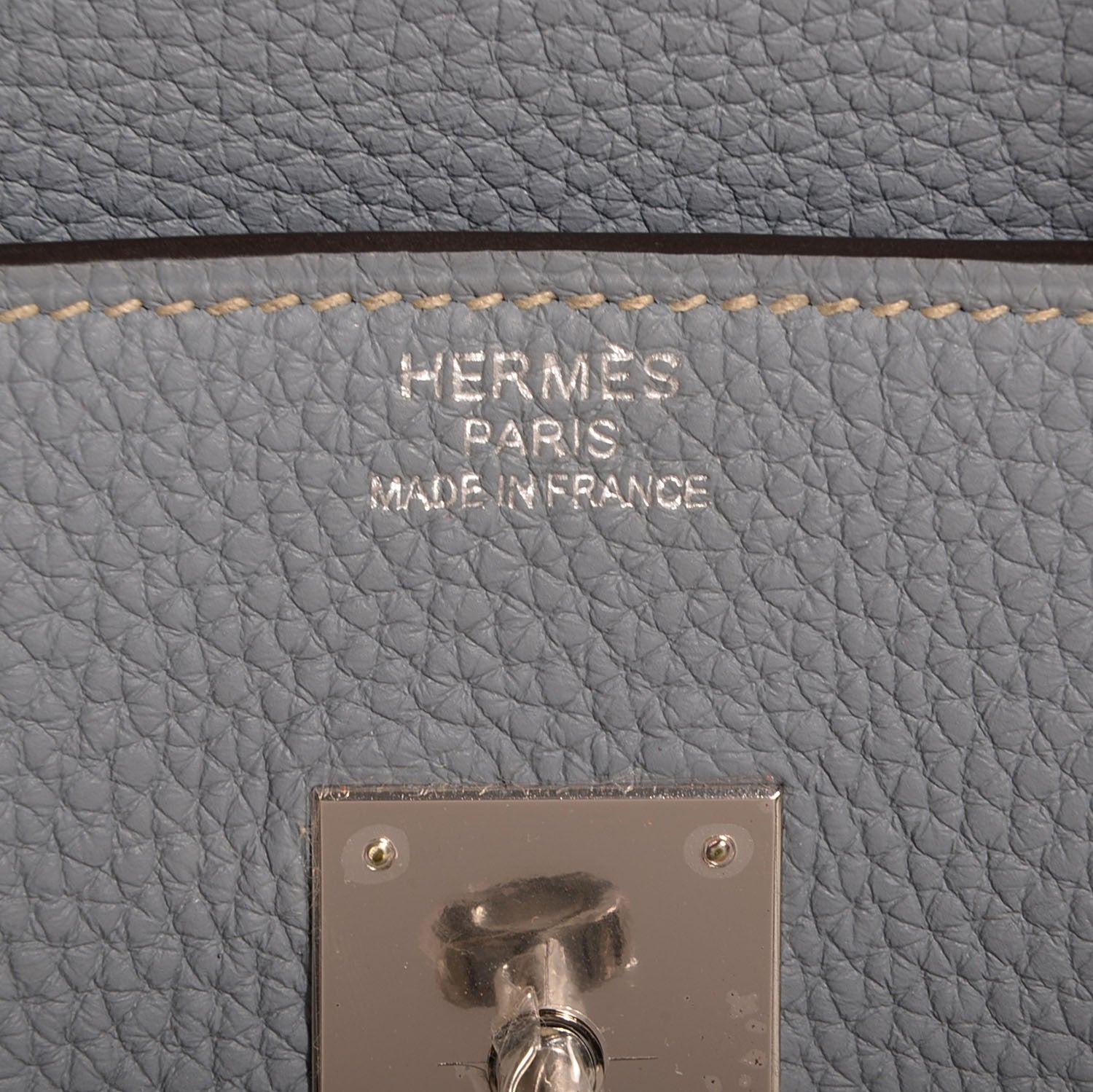 Hermes Togo Birkin 35 Bleu Lin 7 of 20