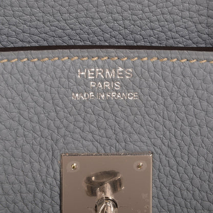 Hermes Togo Birkin 35 Bleu Lin 7 of 20
