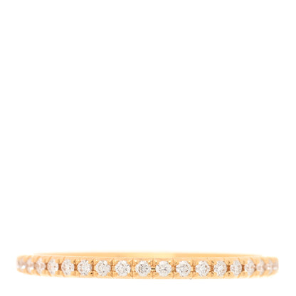 Tiffany 18K Yellow Gold Diamond Metro Band Ring 50 5.5 3 of 4