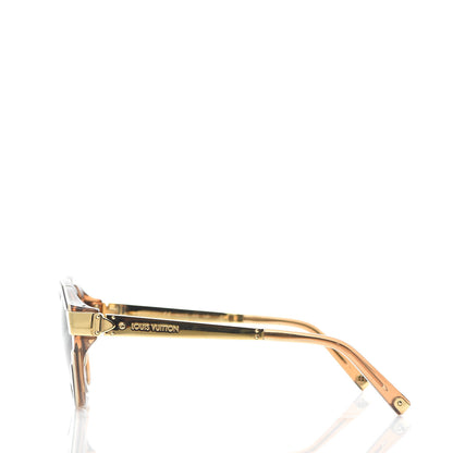 Louis Vuitton Petit Soupcon Cat Eye Sunglasses Z0487W Brown 3 of 7