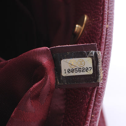 Chanel Caviar CC Shoulder Bag Bordeaux 7 of 7