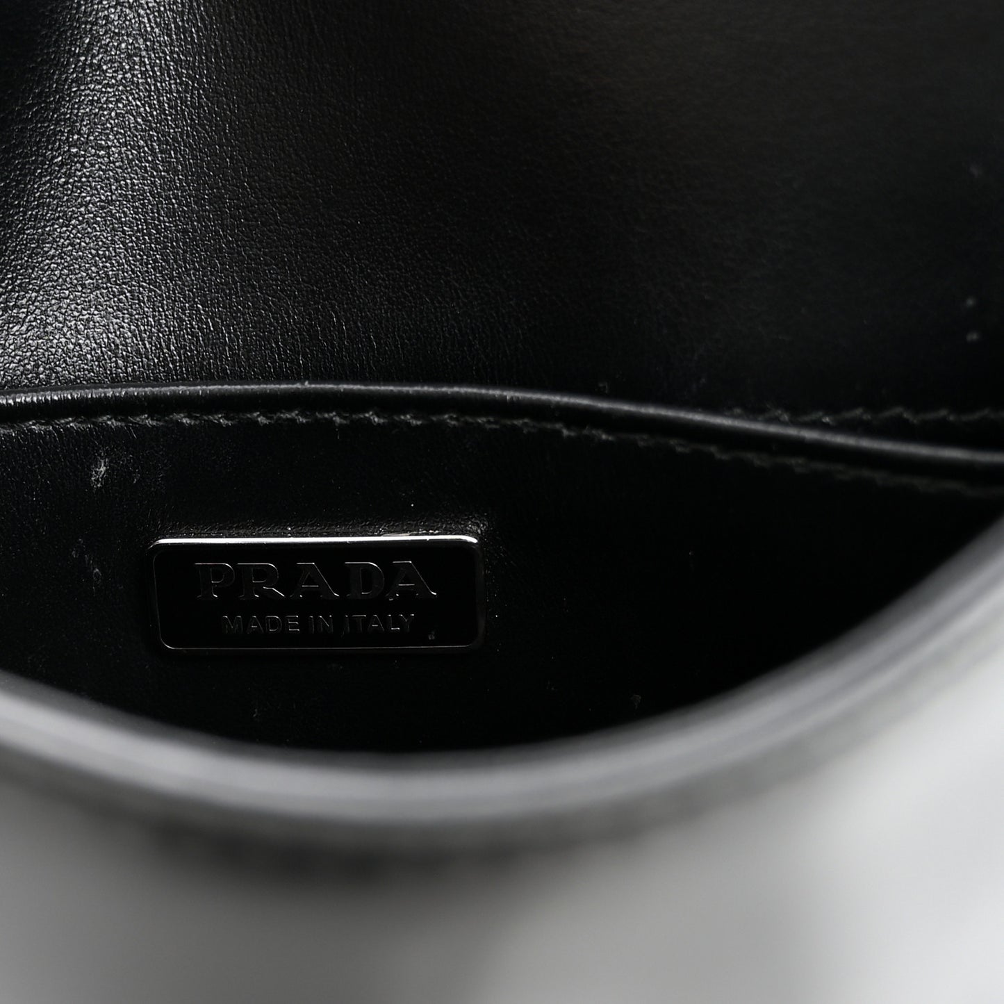 Spazzolato Cleo Flap Shoulder Bag Black