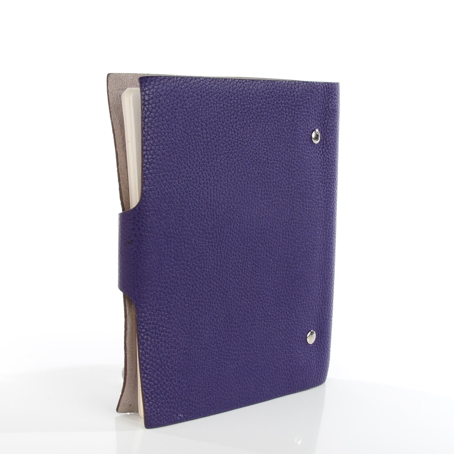 Taurillon Clemence Ulysse MM Notebook Cover Iris