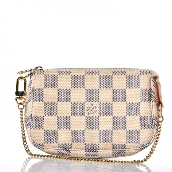 Louis Vuitton Damier Azur Mini Pochette Accessories 1 of 8