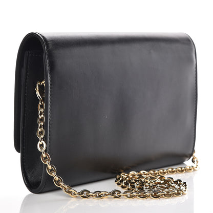 Louis Vuitton Calfskin Chain Louise GM Black 3 of 18