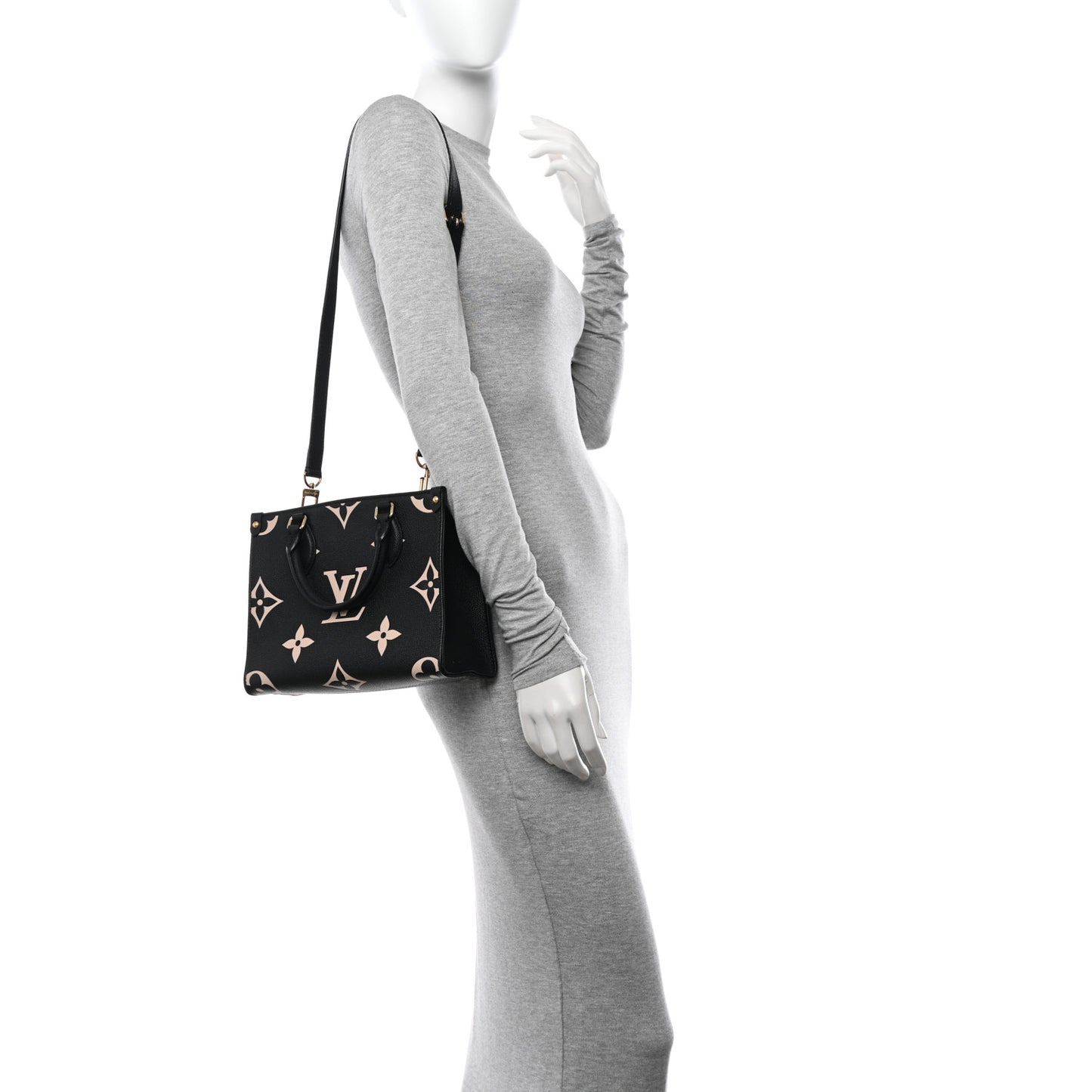 Empreinte Monogram Giant Onthego PM Black Beige