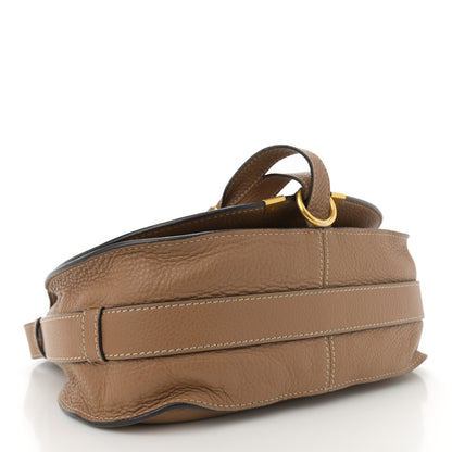 Chloe Calfskin Medium Marcie Round Crossbody Bag Tan 4 of 13