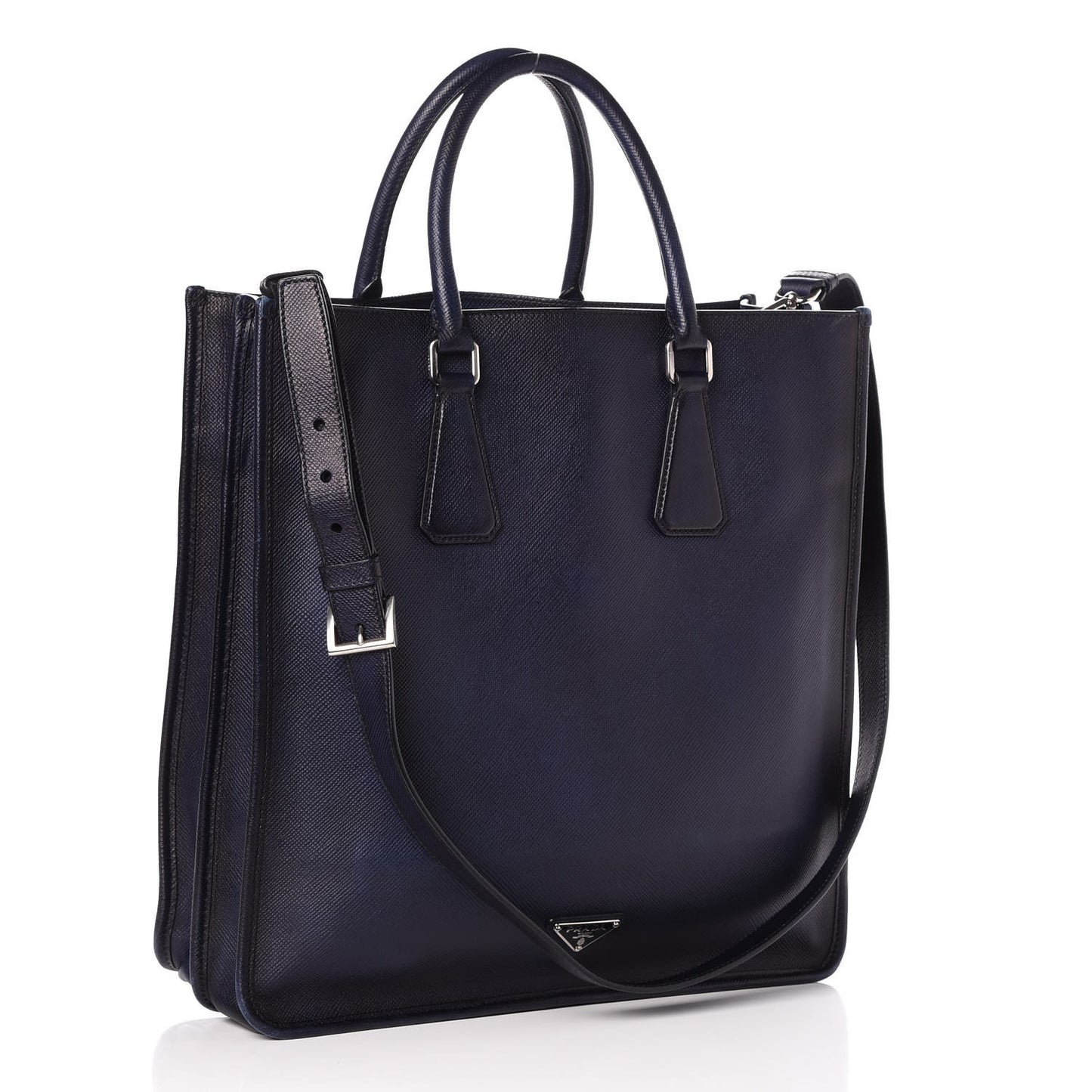 Saffiano Cuir Double Handle Tote Baltico