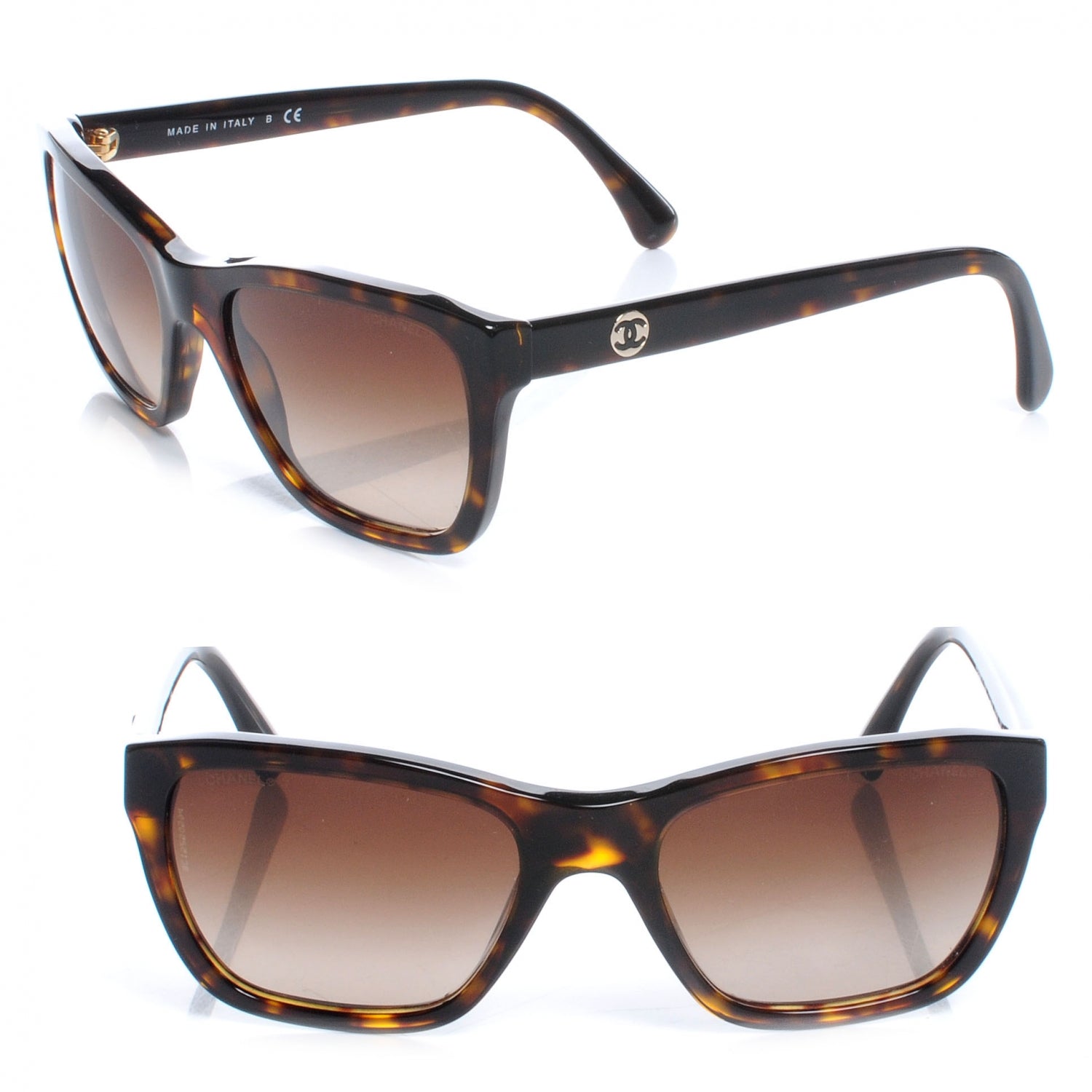 Chanel CC Sunglasses 5266 Tortoise 1 of 5