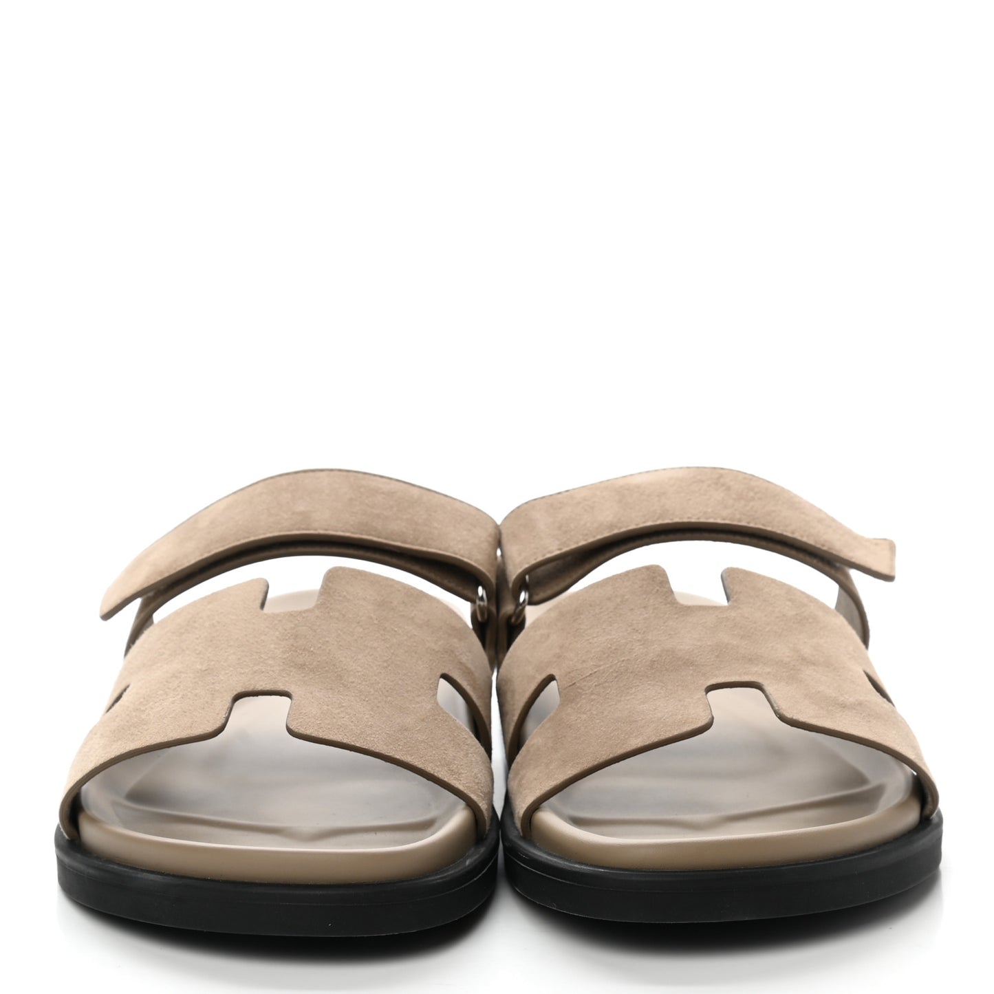 Suede Goatskin Mens Chypre Sandals 44 Vert Army