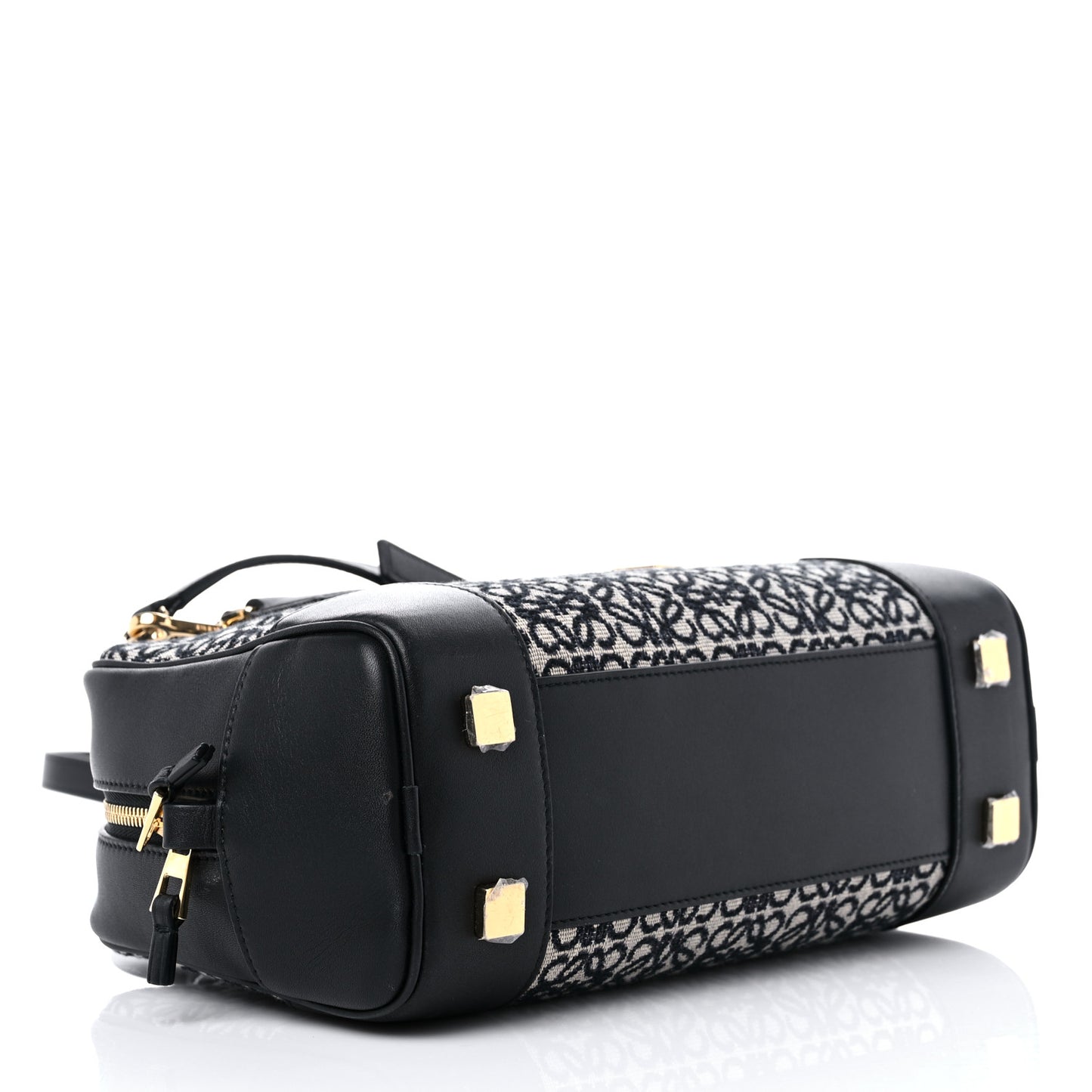 Jacquard Anagram Calfskin Amazona 23 Black Navy