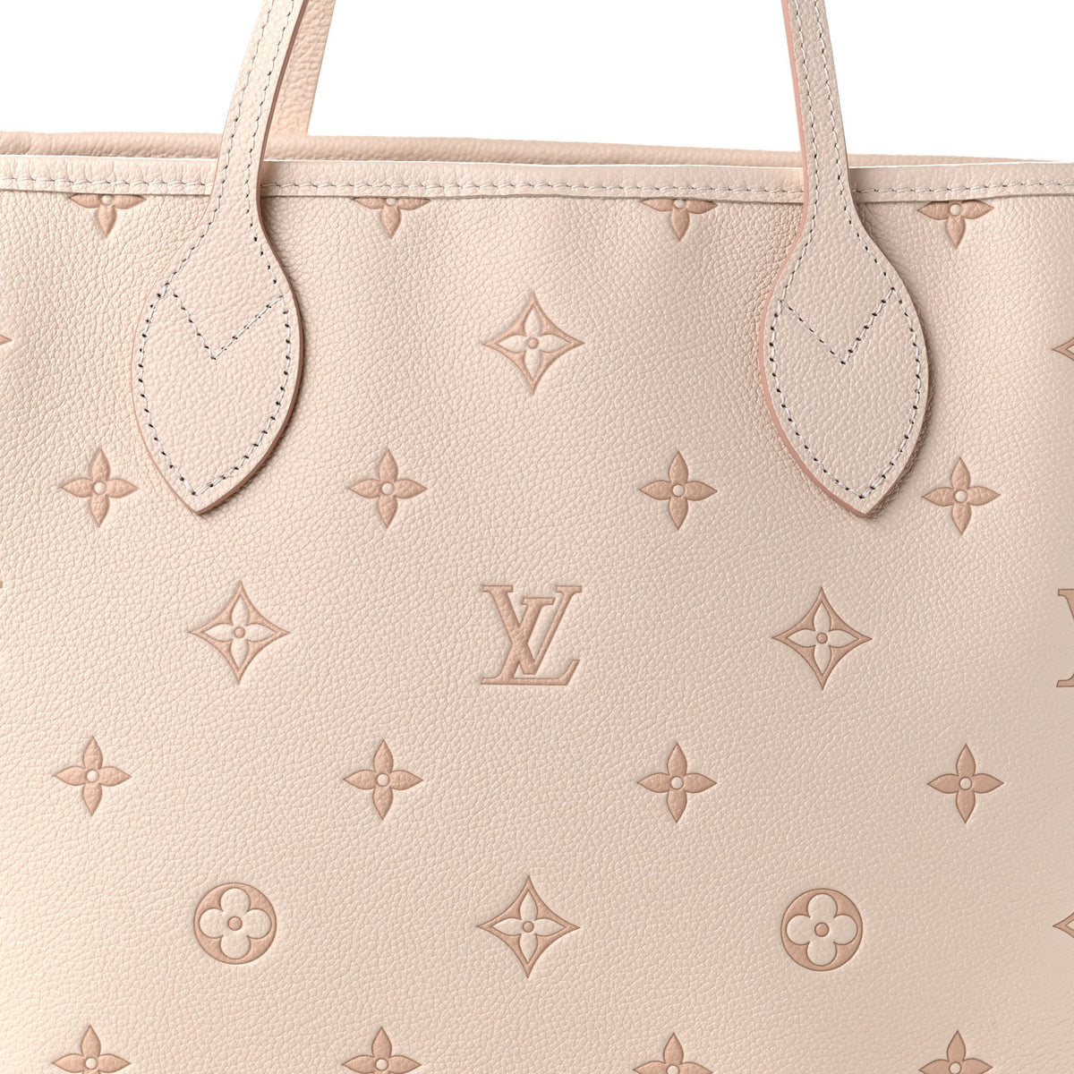 Louis Vuitton Monogram Debossed Neverfull MM Eden 8 of 11