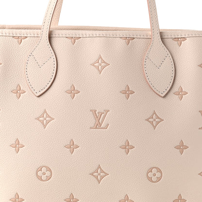 Louis Vuitton Monogram Debossed Neverfull MM Eden 8 of 11