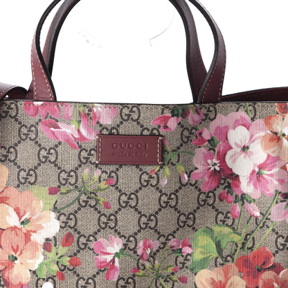 Gucci Soft GG Supreme Monogram Blooms Vertical Tote Beige Multicolor Dry Rose 12 of 13