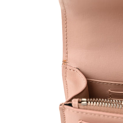 Saint Laurent Calfskin Monogram Sunset Chain Wallet Light Pink 10 of 19