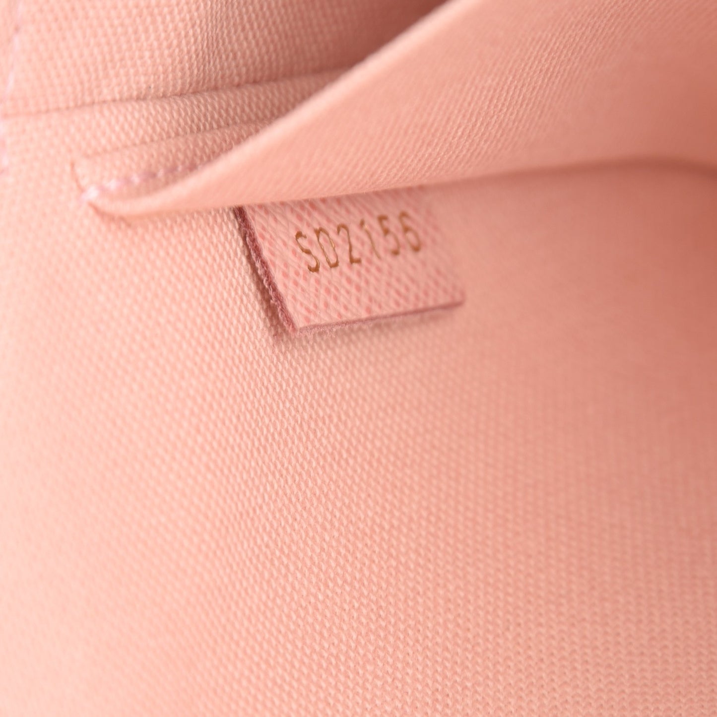 Damier Azur Pochette Felicie Chain Wallet Rose Ballerine
