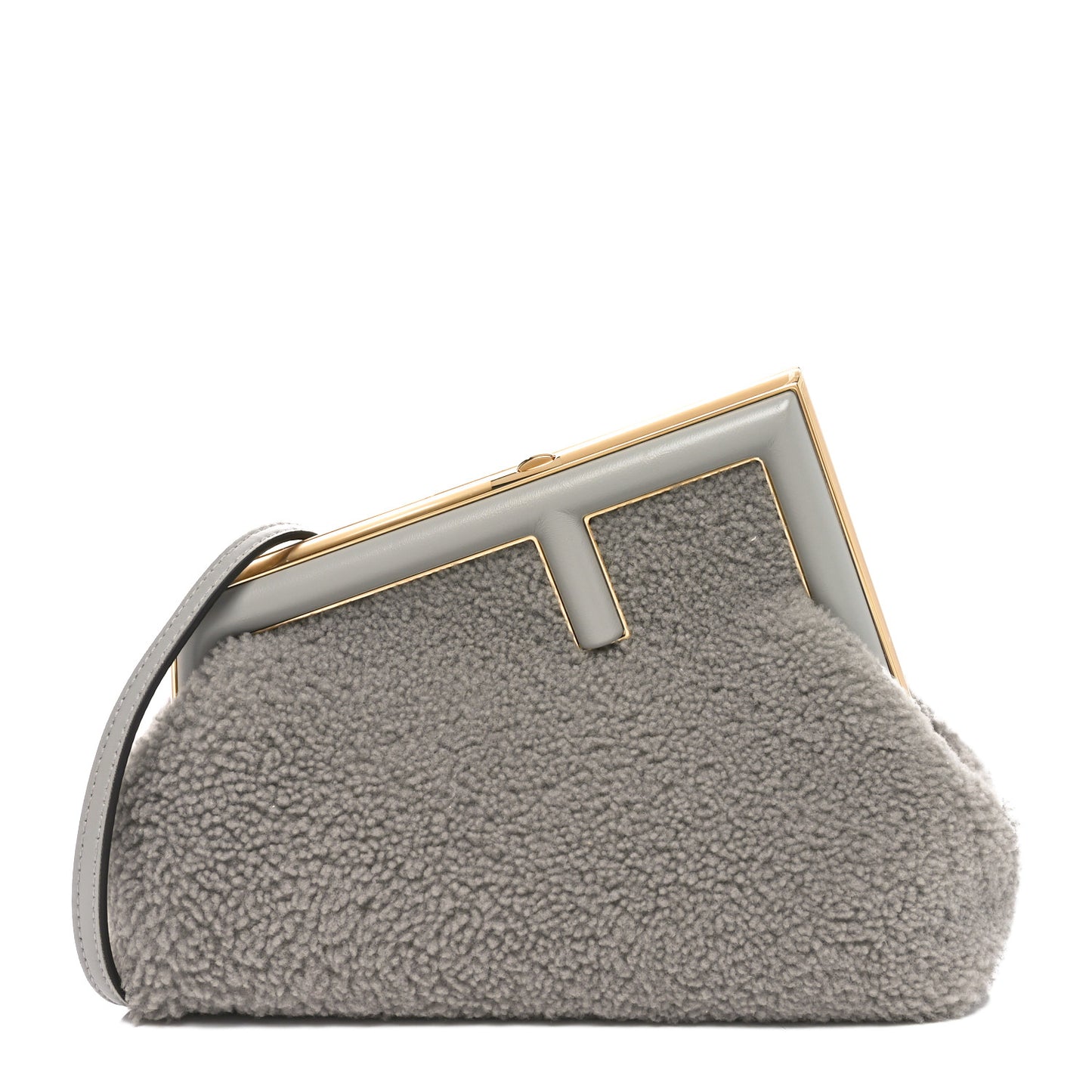 Shearling Small Fendi First Ghiaccio Oro Soft