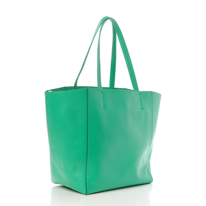 Celine Grained Calfskin Small Horizontal Cabas Phantom Mint 3 of 9