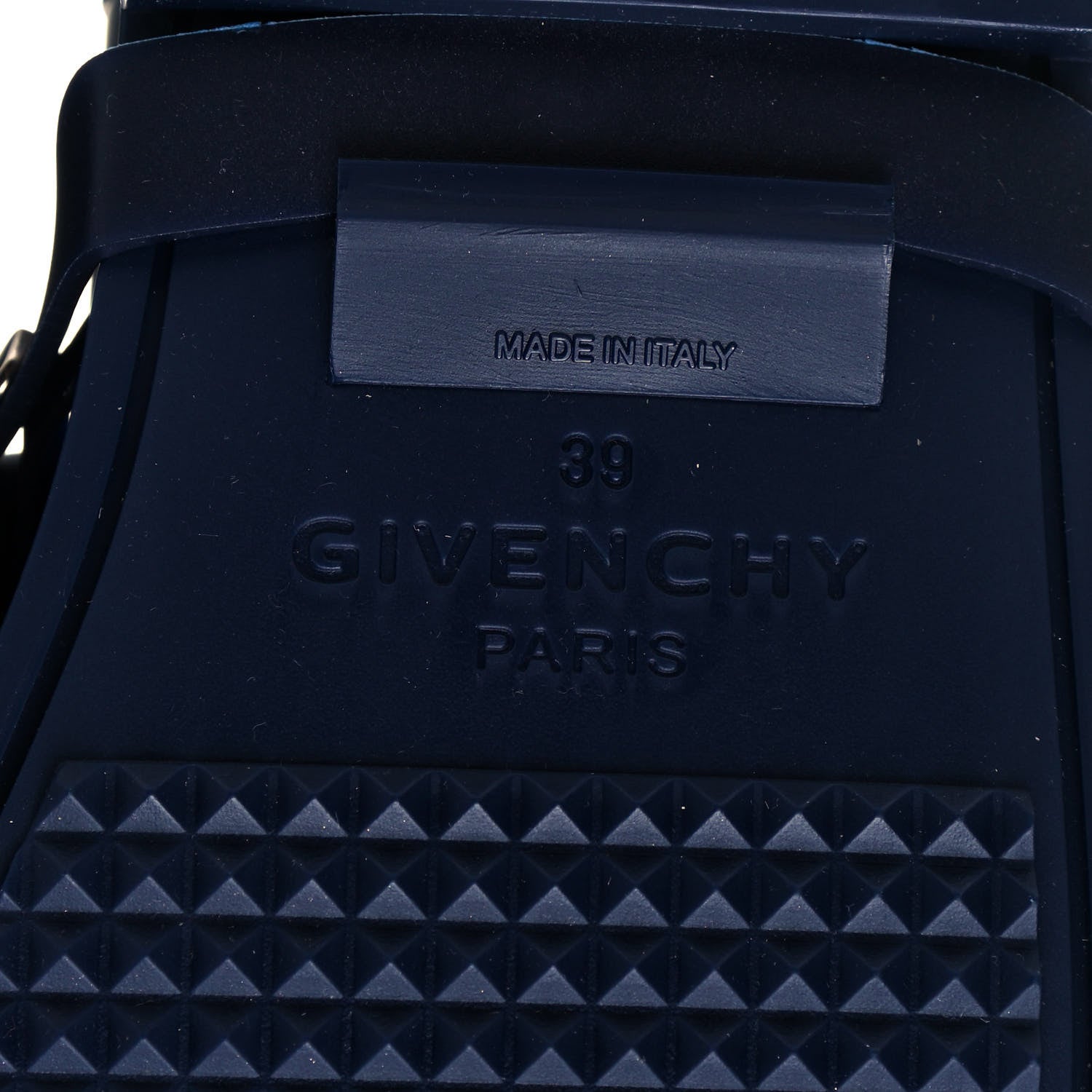 Givenchy PVC Chain Strap Rain Boots 39 Black 6 of 7