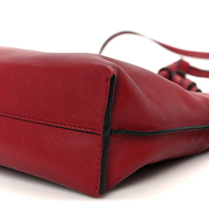 Loewe Calfskin Mini Flamenco Knot Bag Red 10 of 10