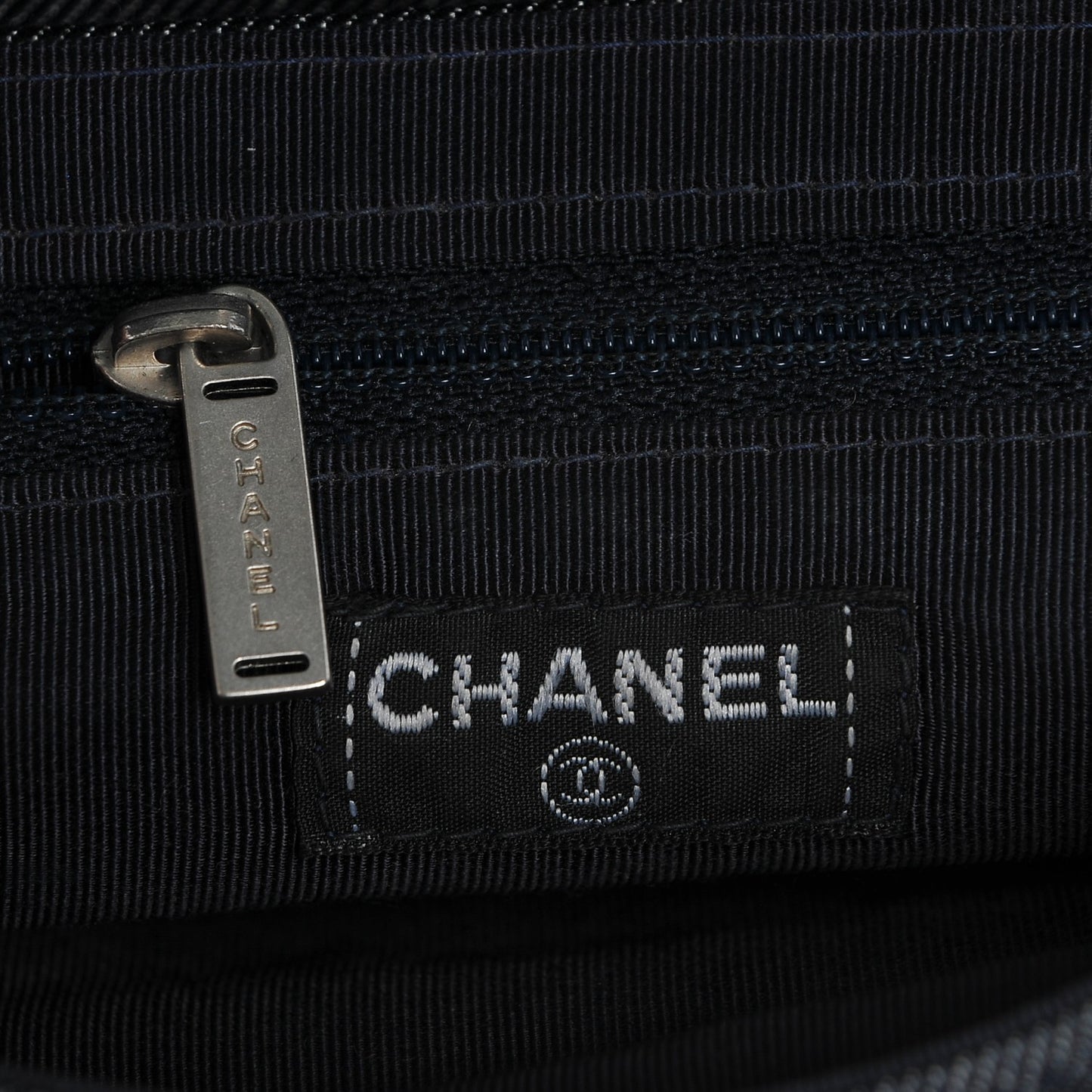 Denim Chocolate Bar Mademoiselle Flap Blue