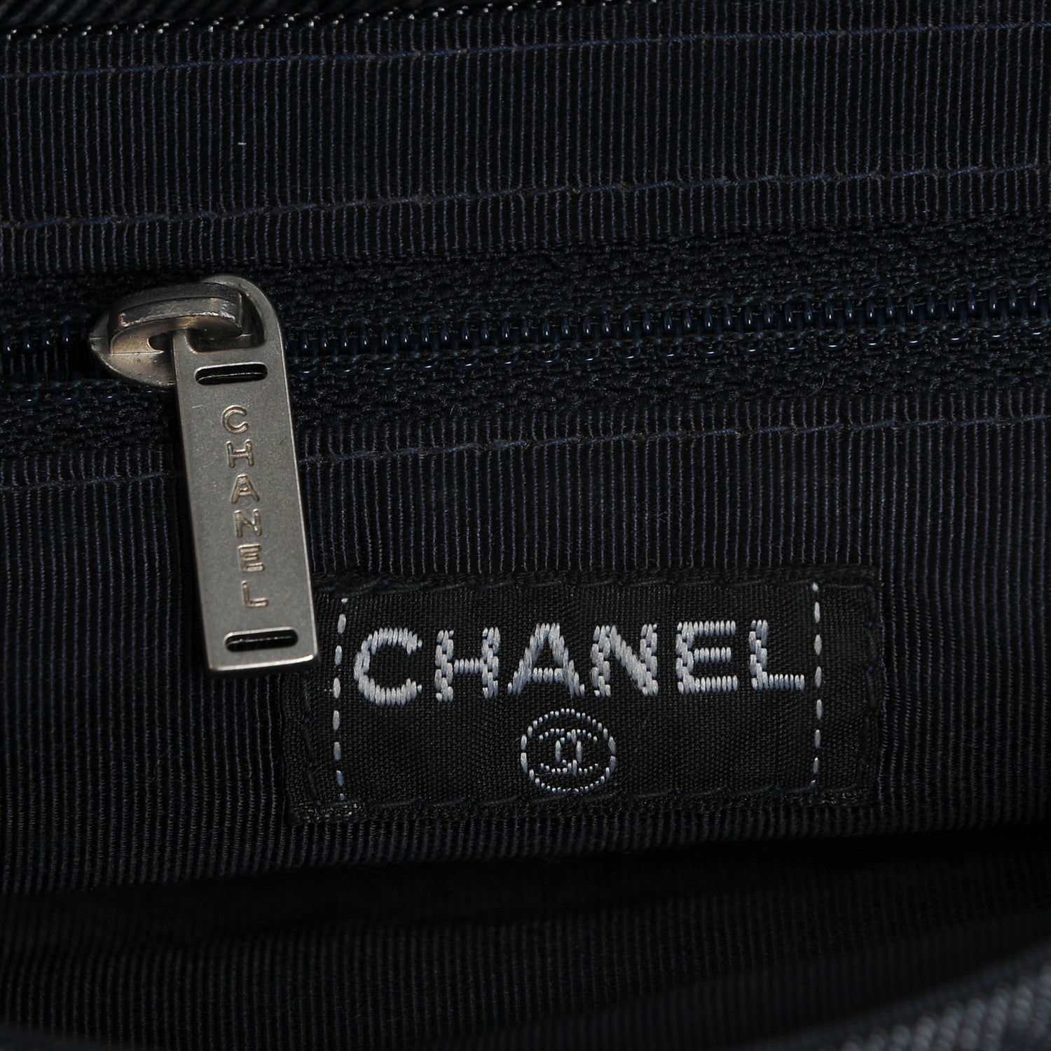 Chanel Denim Chocolate Bar Mademoiselle Flap Blue 6 of 8