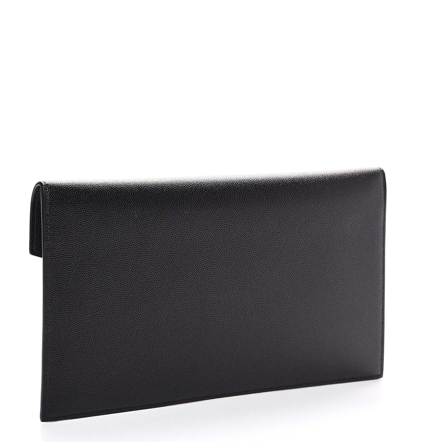Saint Laurent Grain De Poudre Uptown Pouch Black 2 of 7