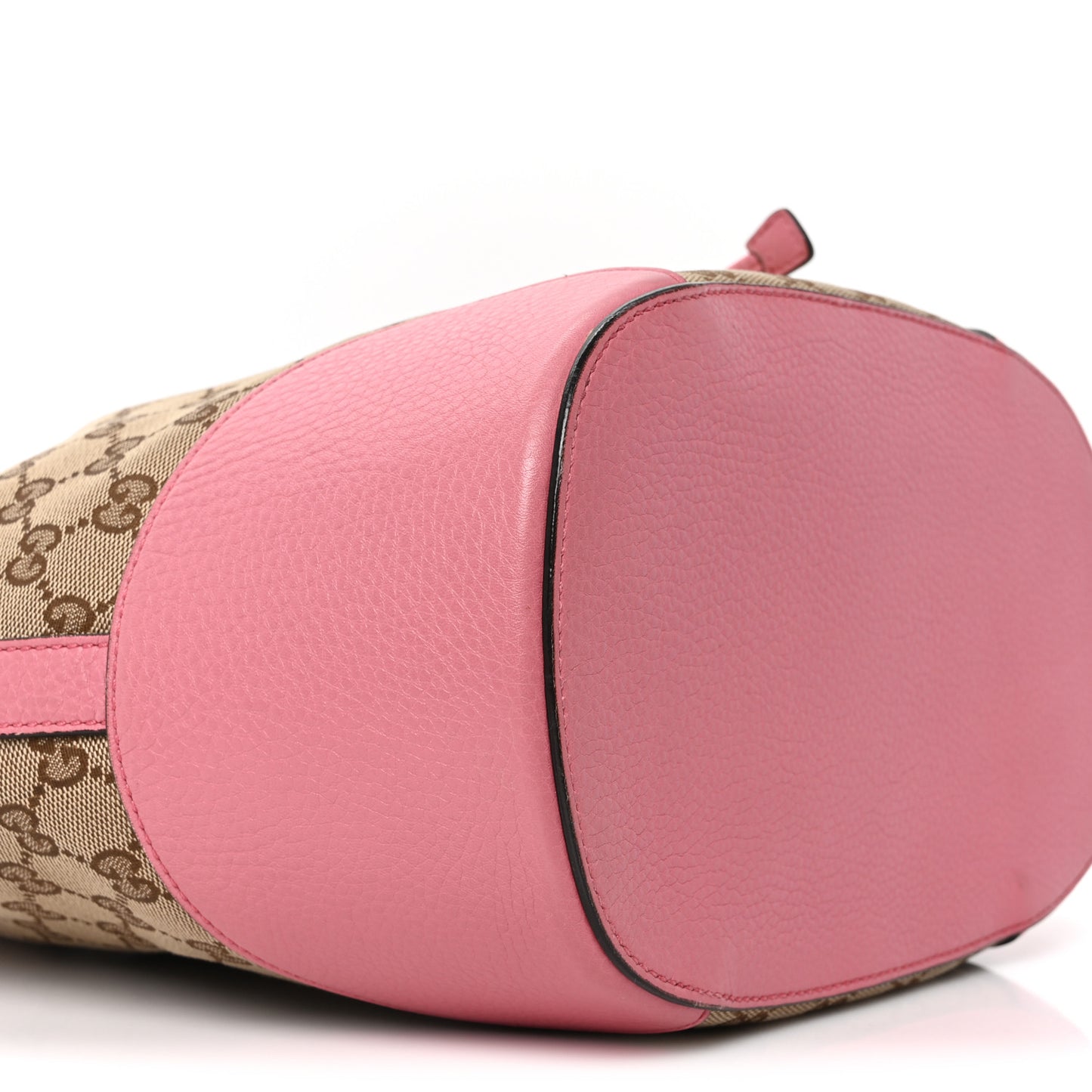 GG Monogram Calfskin Bucket Bag Pink