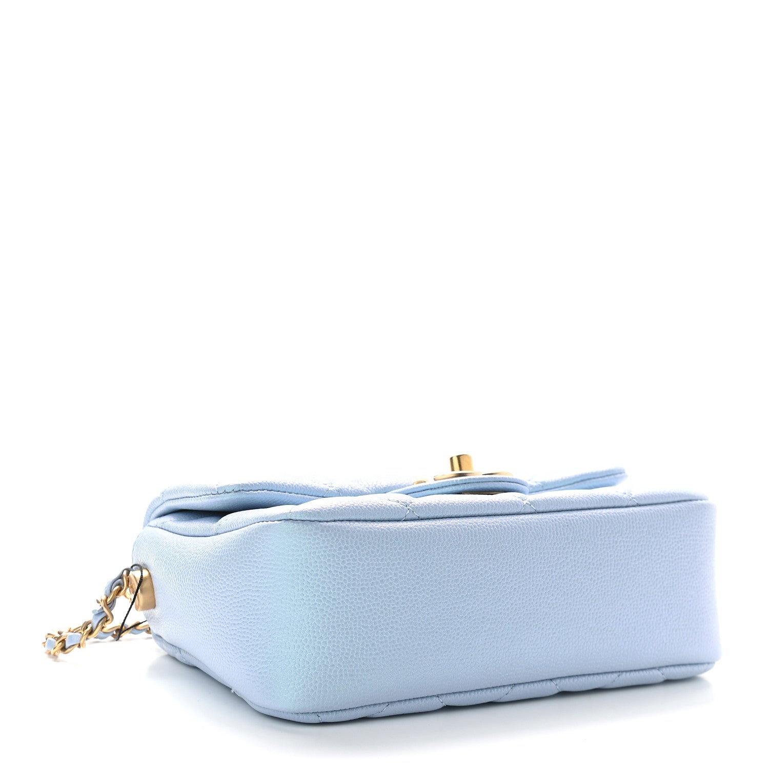 Chanel Iridescent Caviar Quilted Mini My Perfect Flap Light Blue 4 of 9