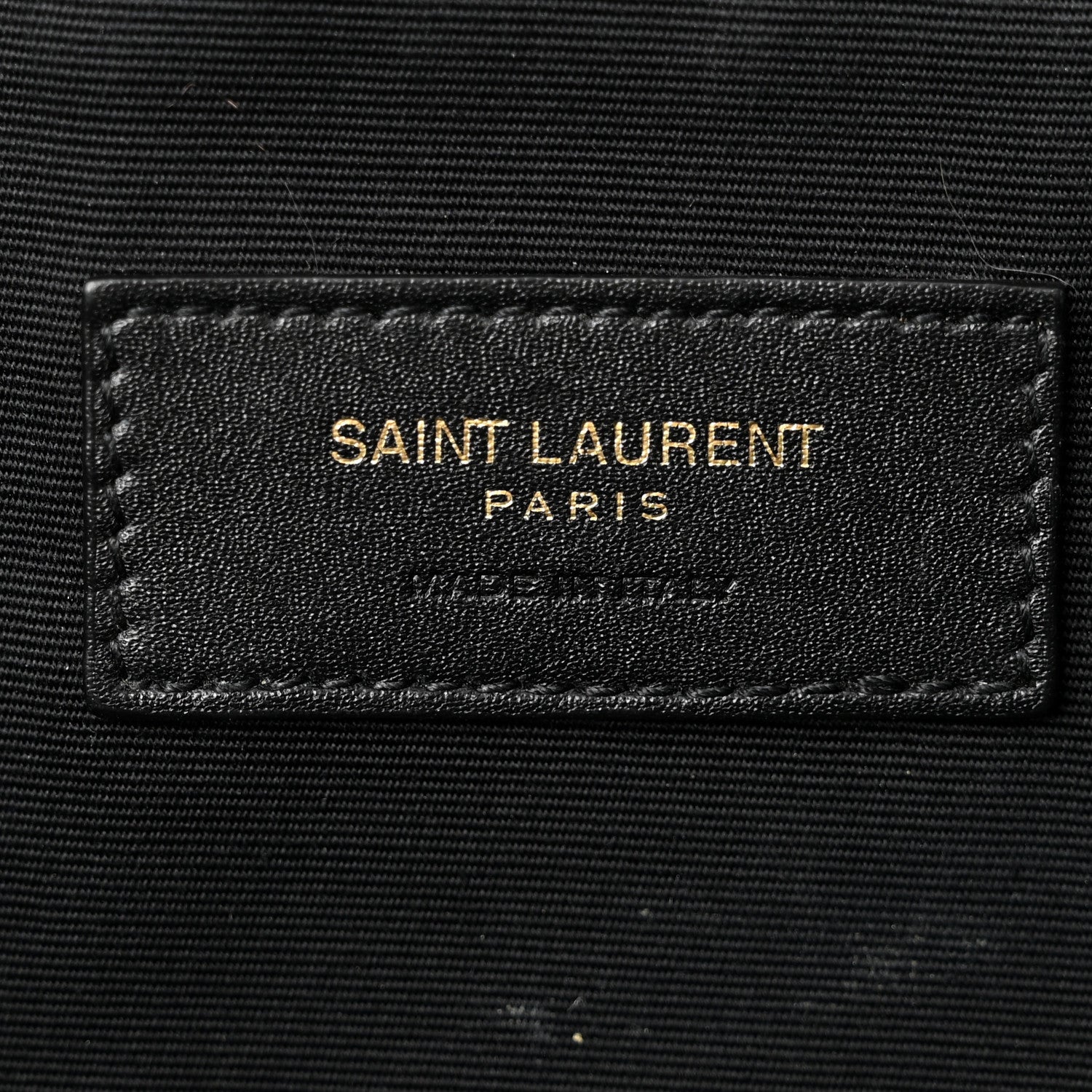 Saint Laurent Grain De Poudre Monogram Belt Bag Black 6 of 13
