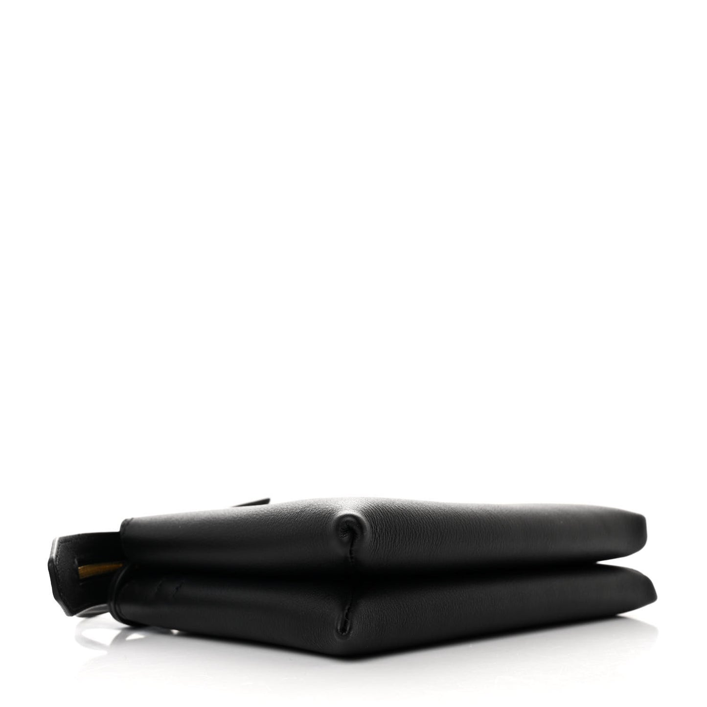 Matte Grained Calfskin Mini Nu Twin Bag Black