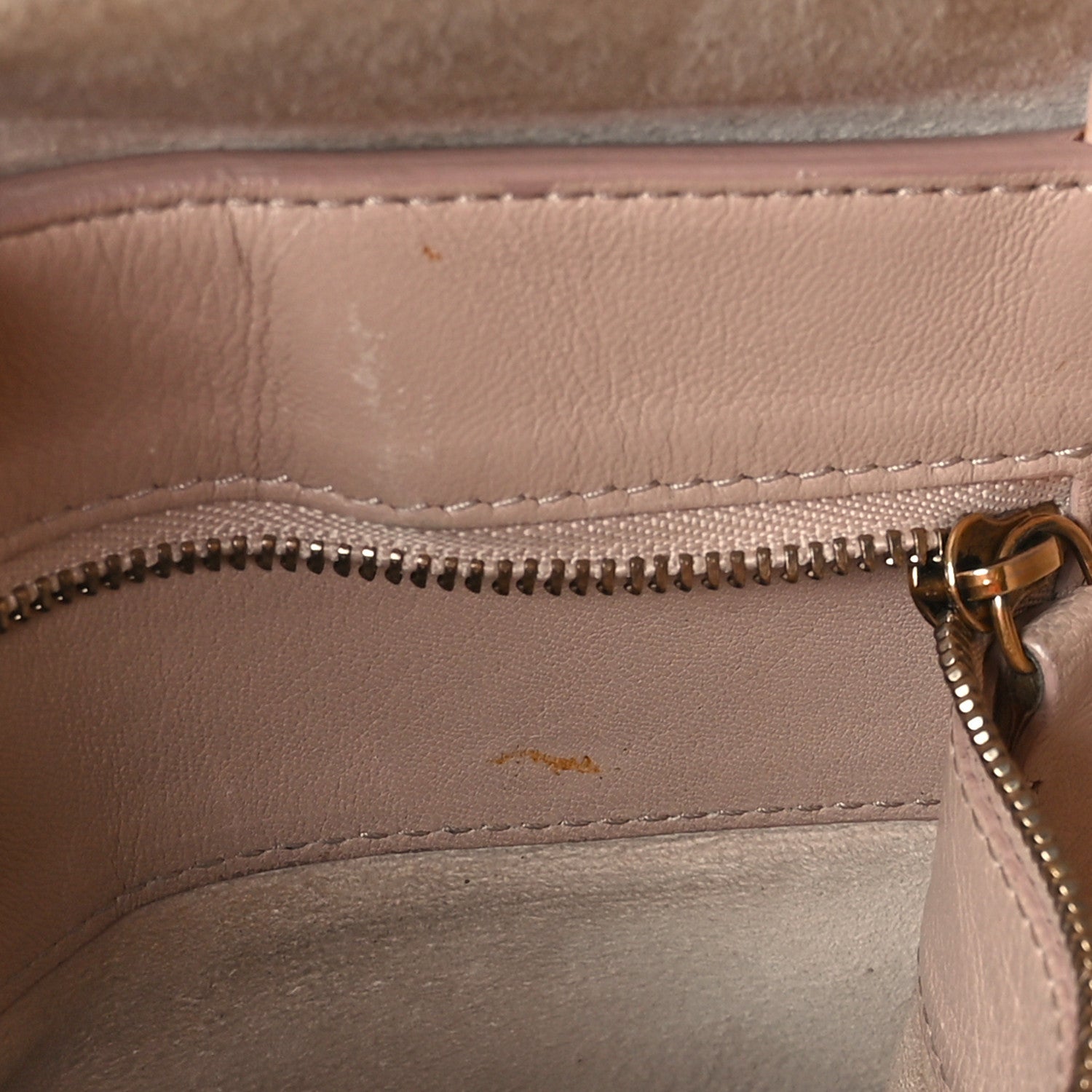 Celine Lambskin Horizontal Cabas Beige 10 of 13