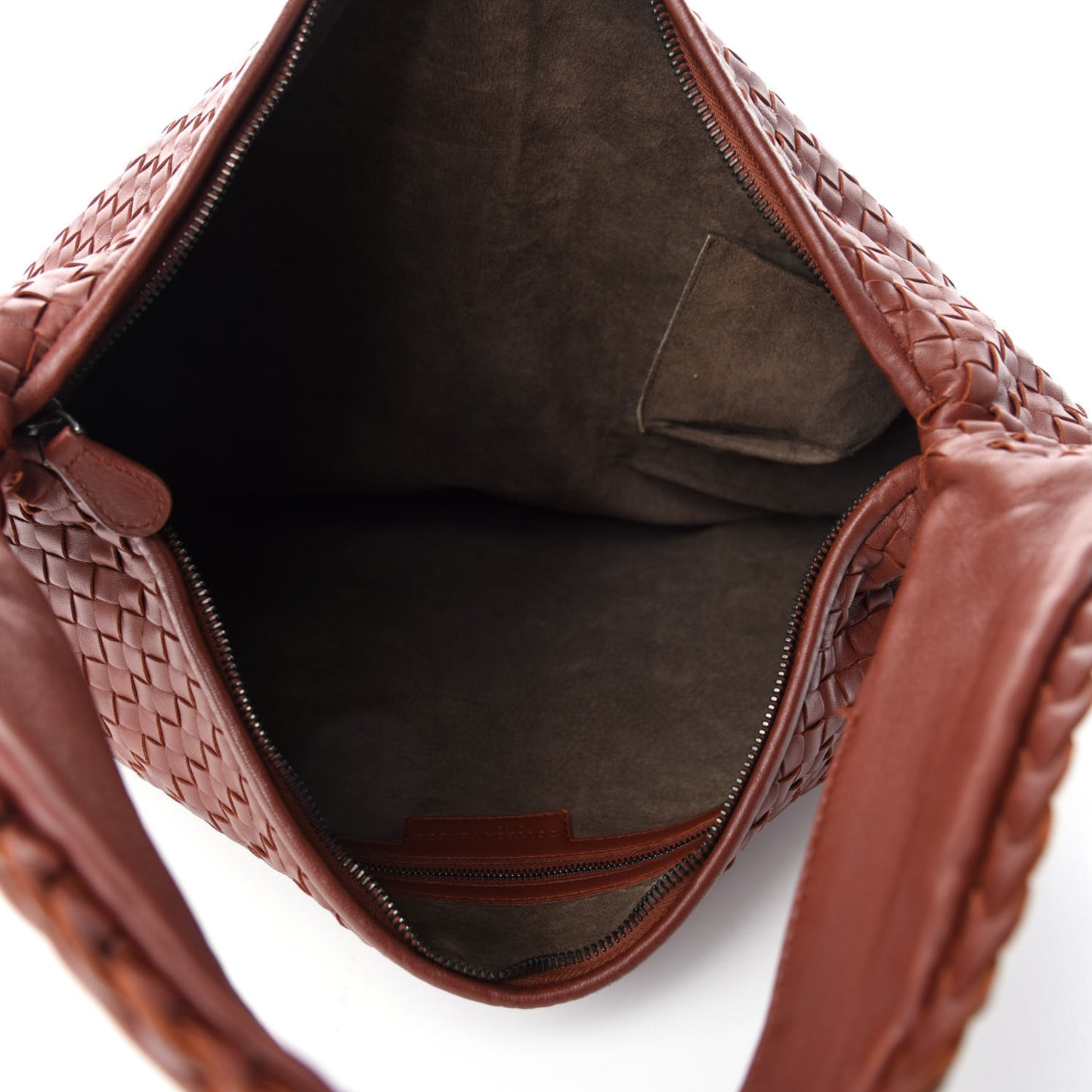 Nappa Intrecciato Maxi Veneta Hobo Tea