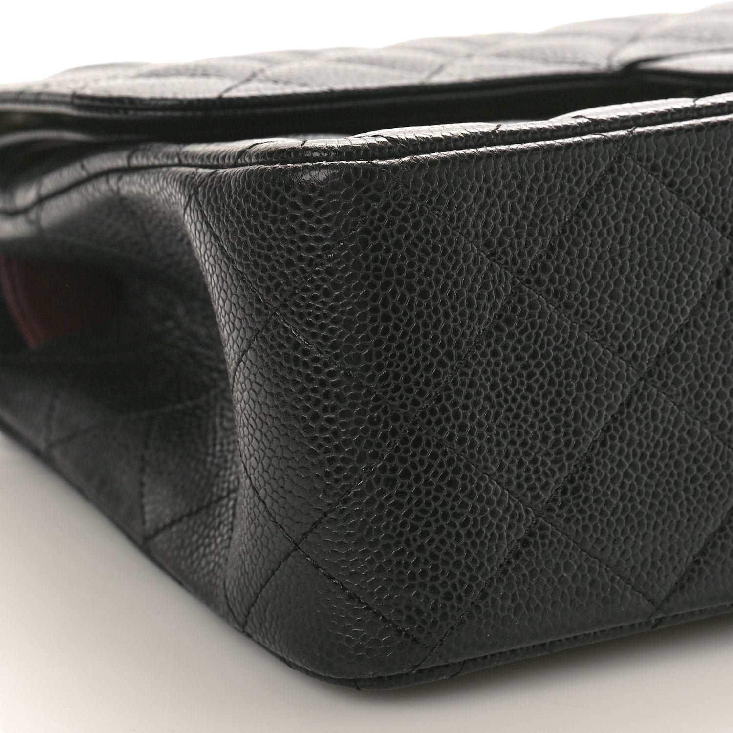 Chanel Caviar Quilted Jumbo Double Flap Black 9 of 10