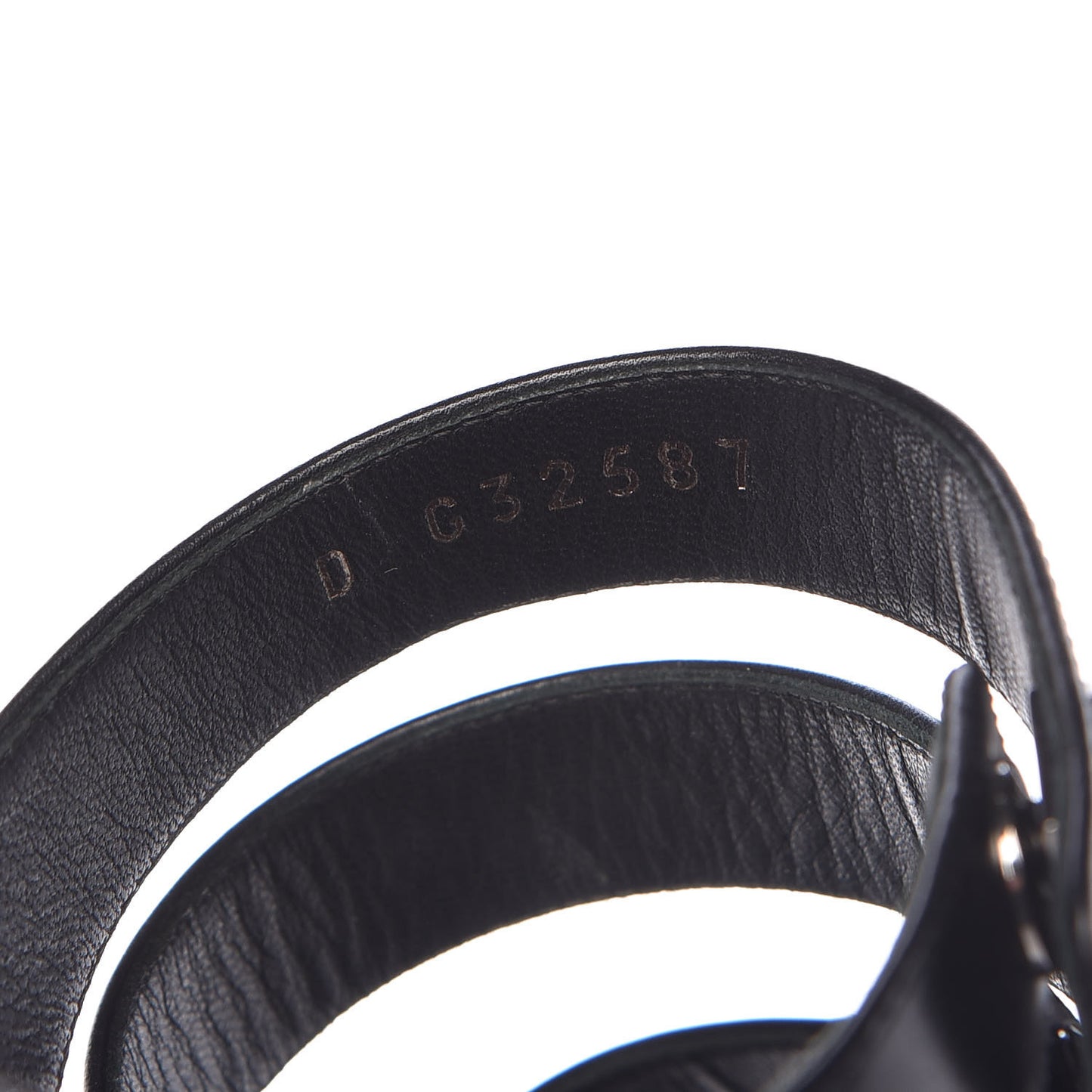 Calfskin CC Turnlock Mule Sandals 36 Black