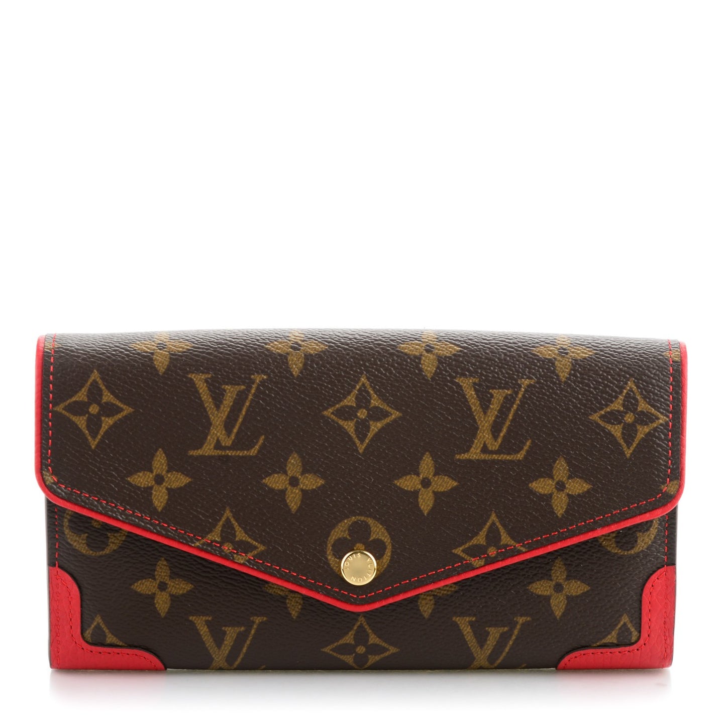 Monogram Sarah Retiro Wallet Cherry