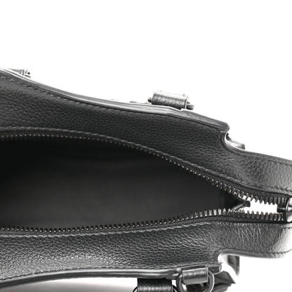 Balenciaga Grained Calfskin Neo Classic Black Hardware Nano City Crossbody Black 5 of 9