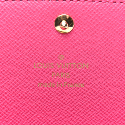 Louis Vuitton Monogram Bloom Flower Emilie Wallet Fuchsia 6 of 7