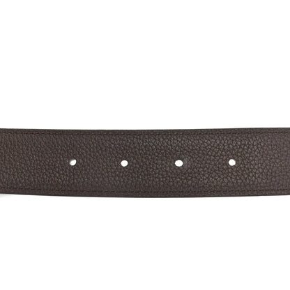 Hermes Box Togo 32mm Belt Strap 100 40 Black Chocolate 5 of 5