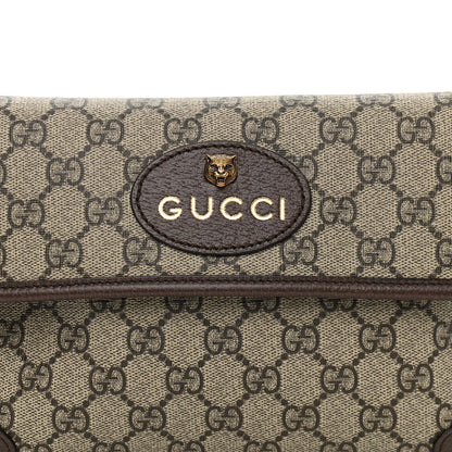 Gucci GG Supreme Monogram Neo Vintage Web Belt Bag Brown 9 of 11