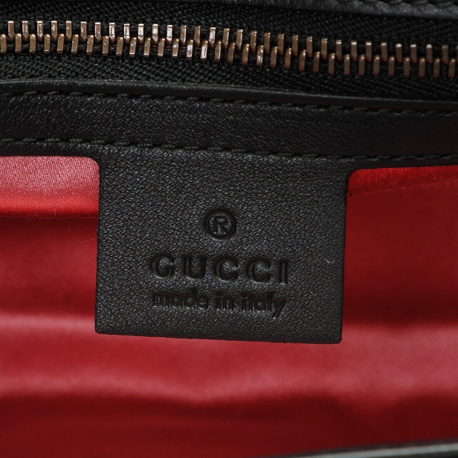Gucci Velvet Matelasse Small GG Marmont Shoulder Bag Black 5 of 5