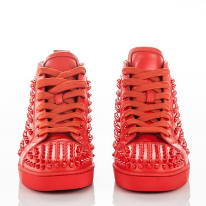 Christian Louboutin Mens Calfskin Louis Spikes Flat Sneakers 39 Capucine 2 of 8