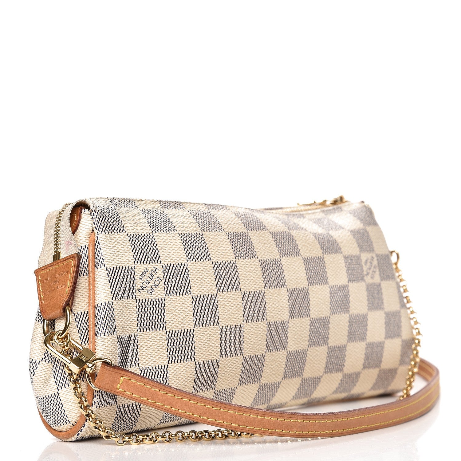 Louis Vuitton Damier Azur Eva Clutch 3 of 10