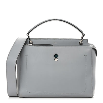 Fendi Vitello Baltico Dolce DotCom Satchel Ardesia 1 of 16