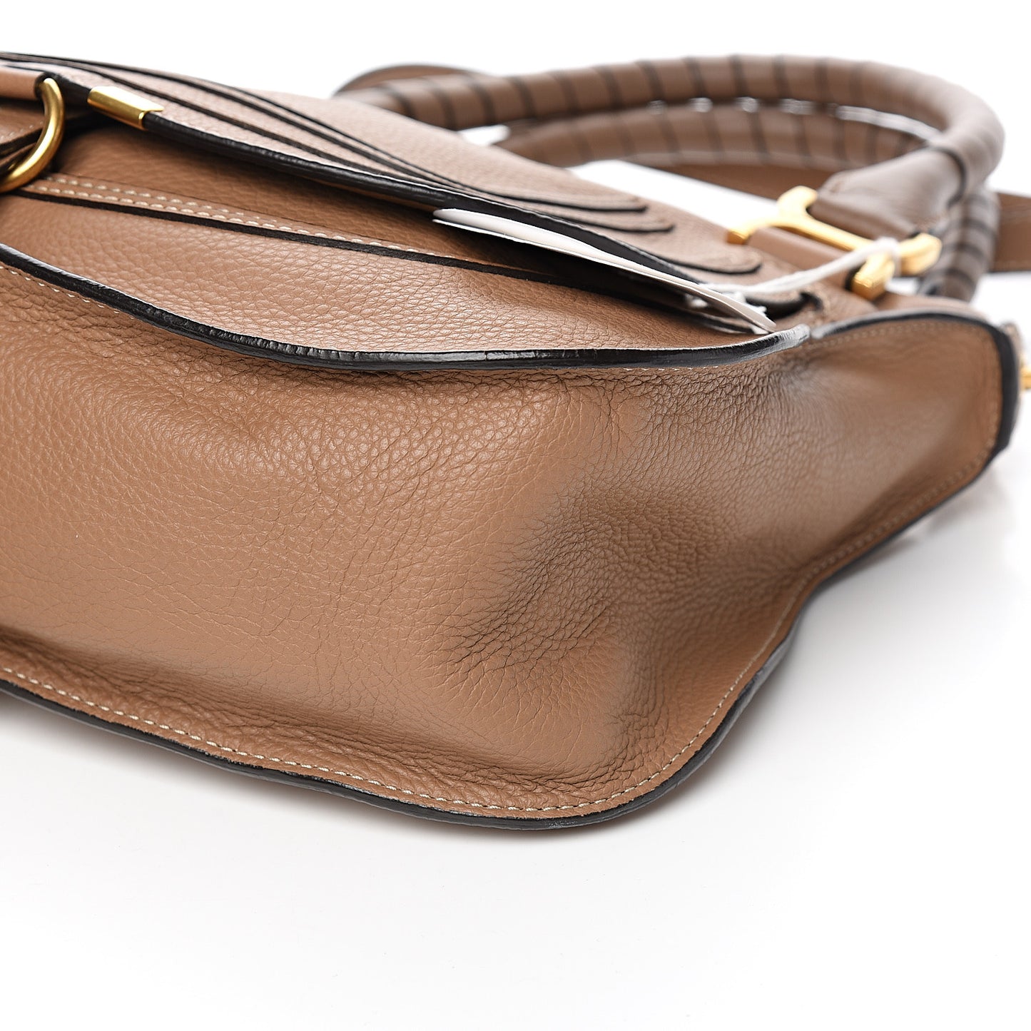Calfskin Medium Marcie Satchel Nut