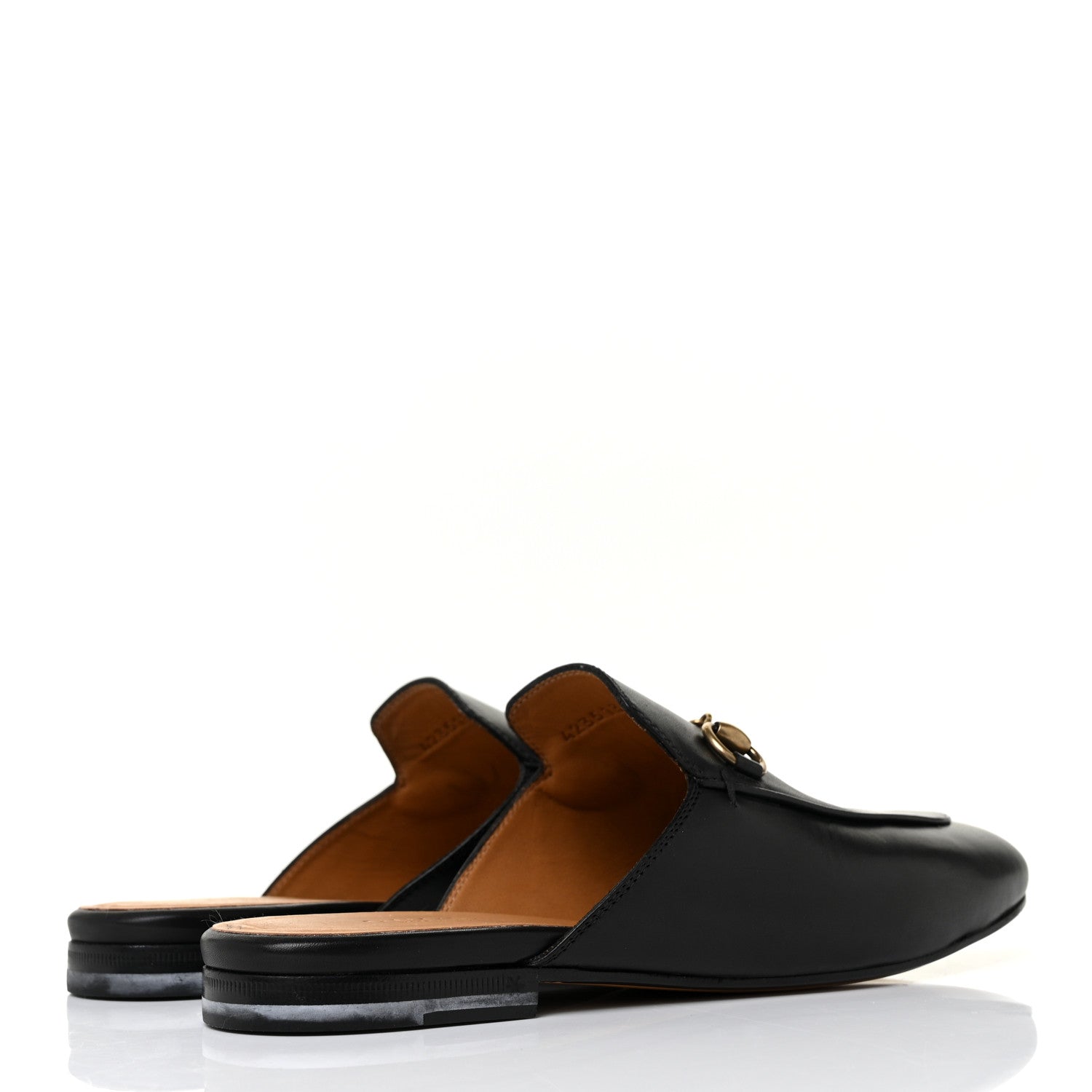 Gucci Calfskin Womens Princetown Slippers 36.5 Black 4 of 9