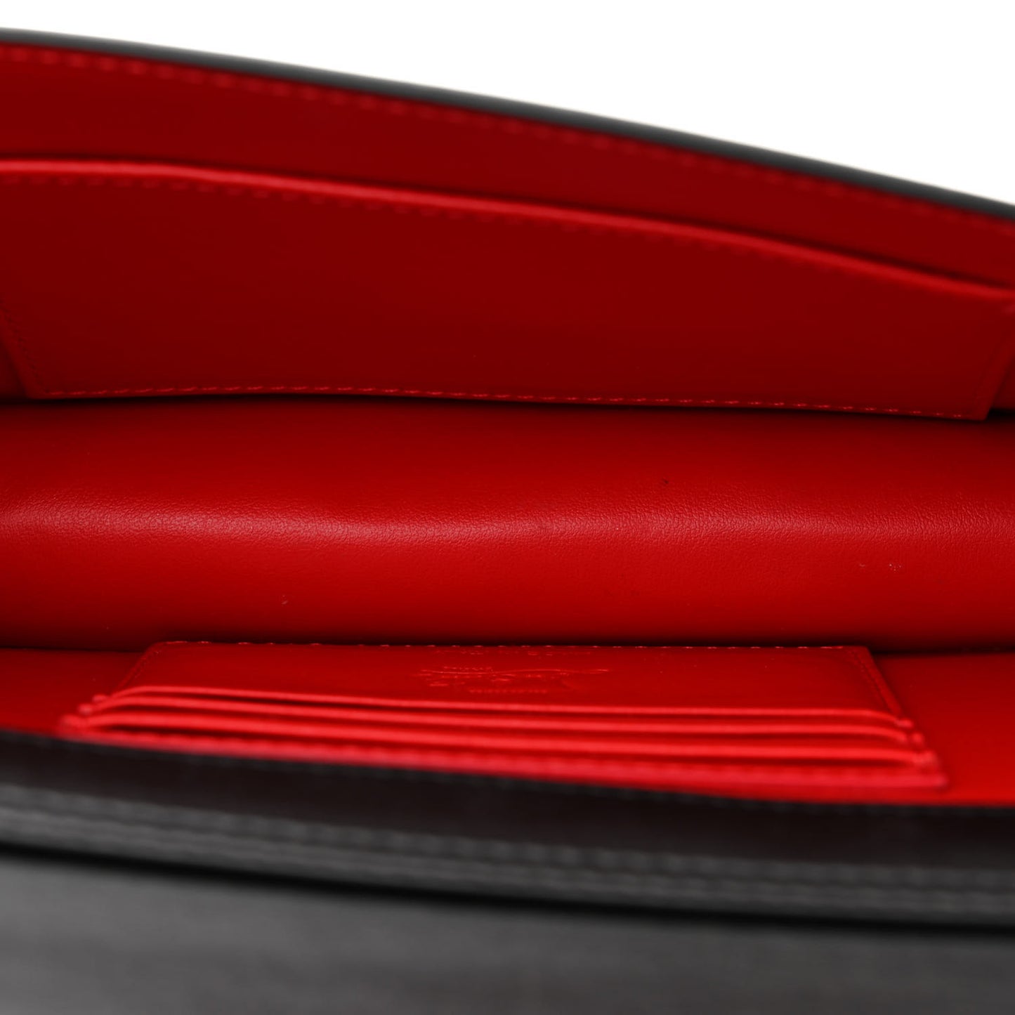 Calfskin Loubi54 Crossbody Clutch Black