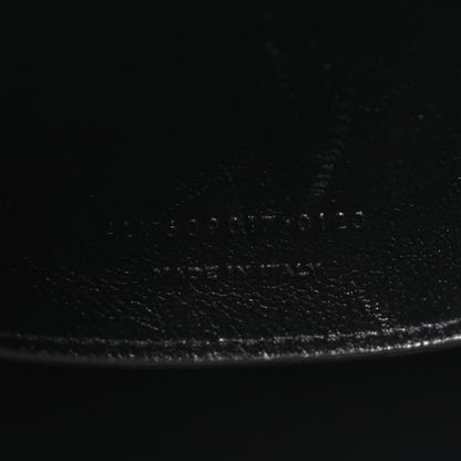 Saint Laurent Calfskin Raffia Mini Tote Black 6 of 9
