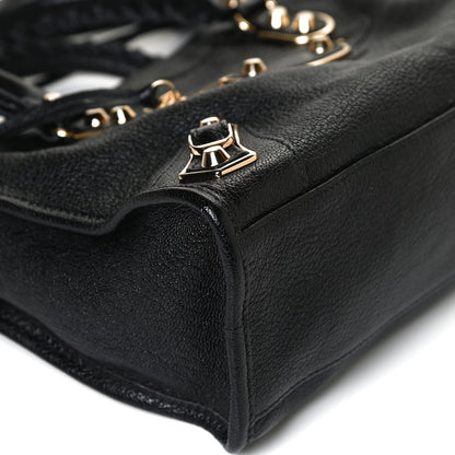 Balenciaga Chevre Gold Metallic Edge Hardware S City Black 11 of 11