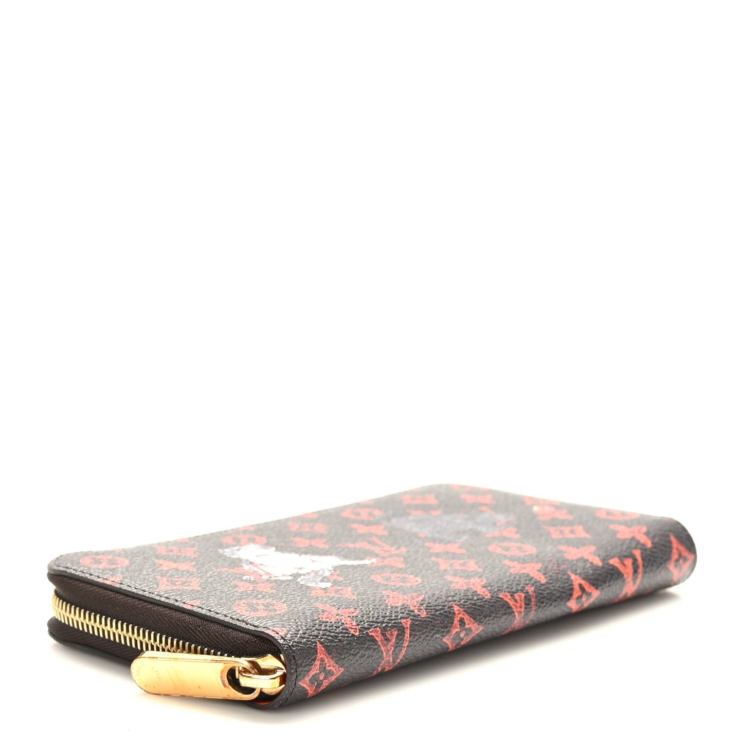 Catogram Zippy Wallet Marron